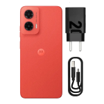 Smartphone Moto G35 5g 256gb - Coral - Cuero vegano