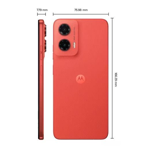 Smartphone Moto G35 5g 256gb - Coral - Cuero vegano